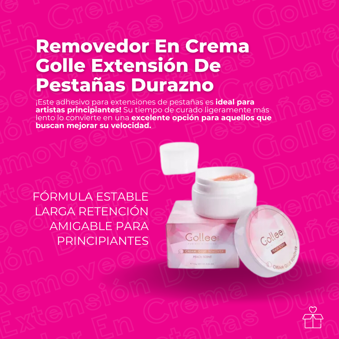 Removedor De Extensiones De Pestañas Gollee En Crema OnlyShop Mexico