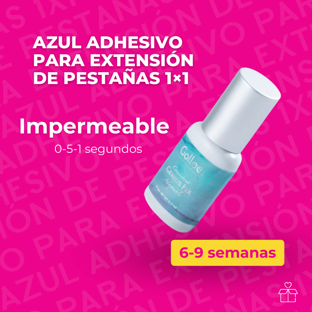Adhesivo Pegamento Gollee Fix Genius Para Pestañas Mink Negro