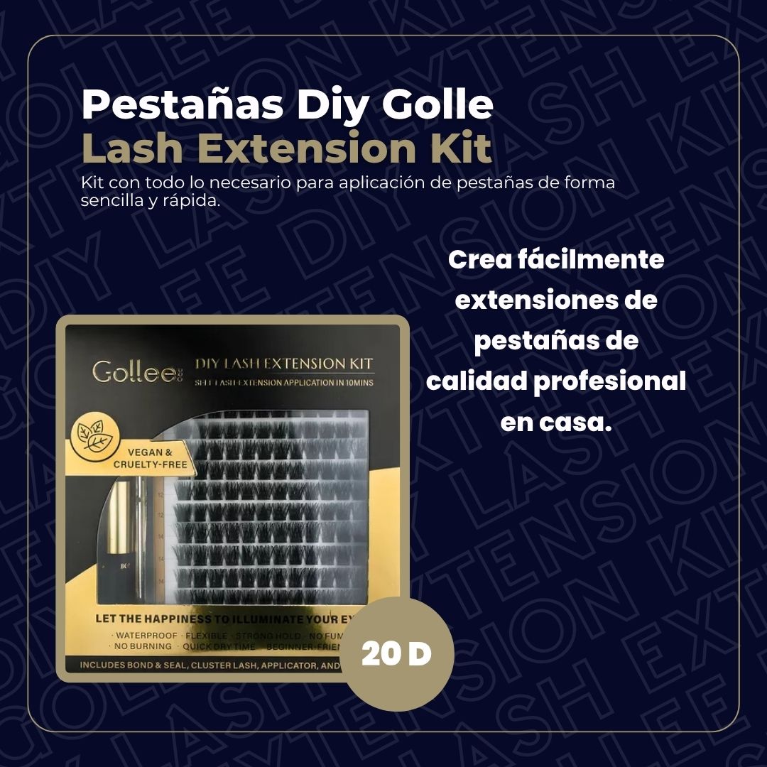 Pestañas Diy Golle Lash Extension Kit