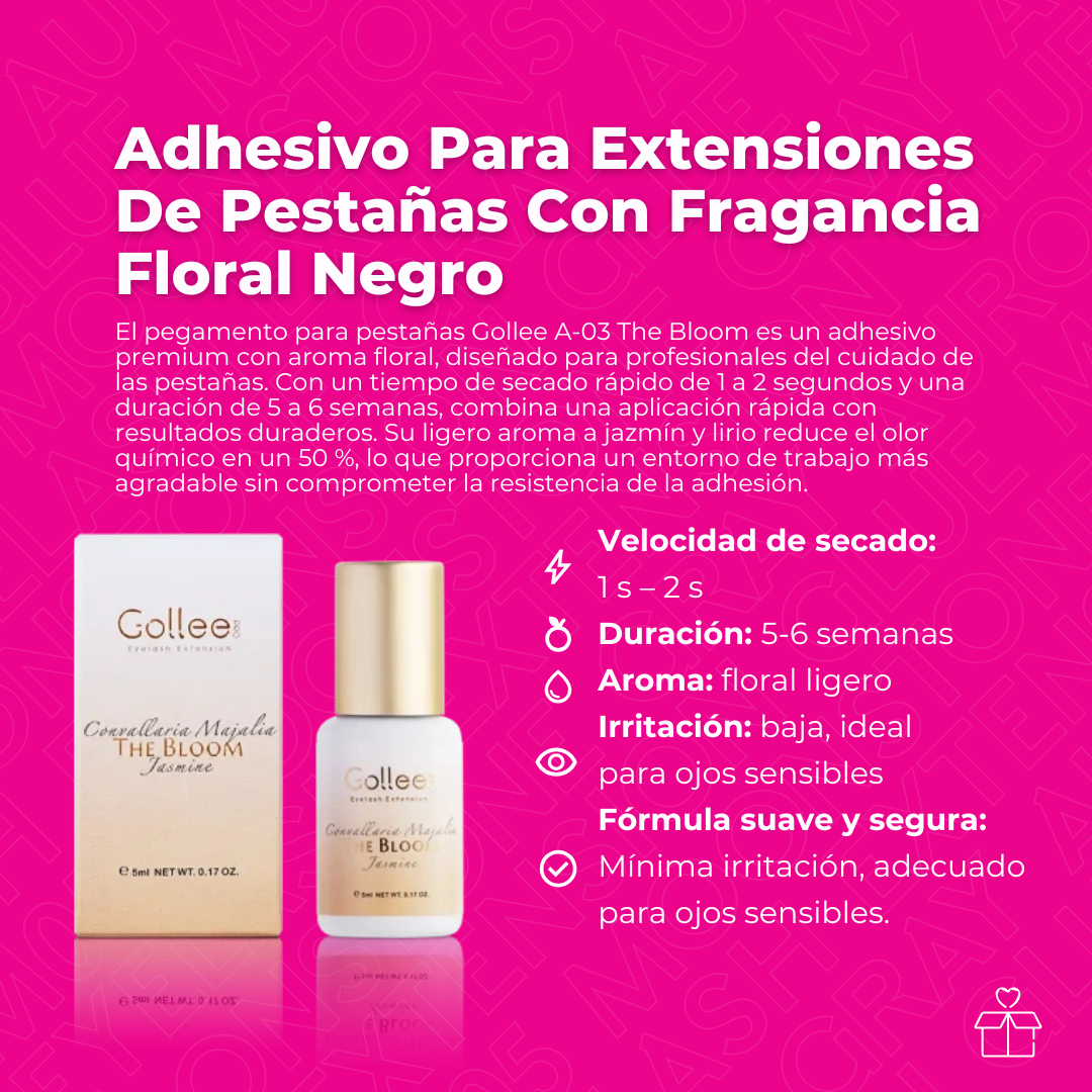 Pegamento para Pestañas Gollee A-03 The Bloom – Aroma Floral