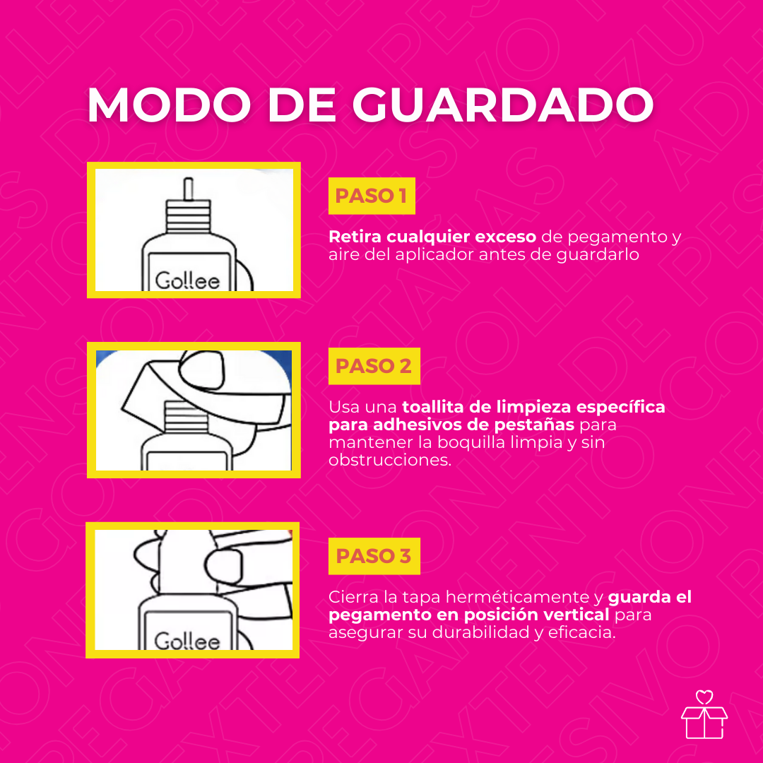 Pegamento Gollee Adhesivo Para Extensiones De Pestañas Azul