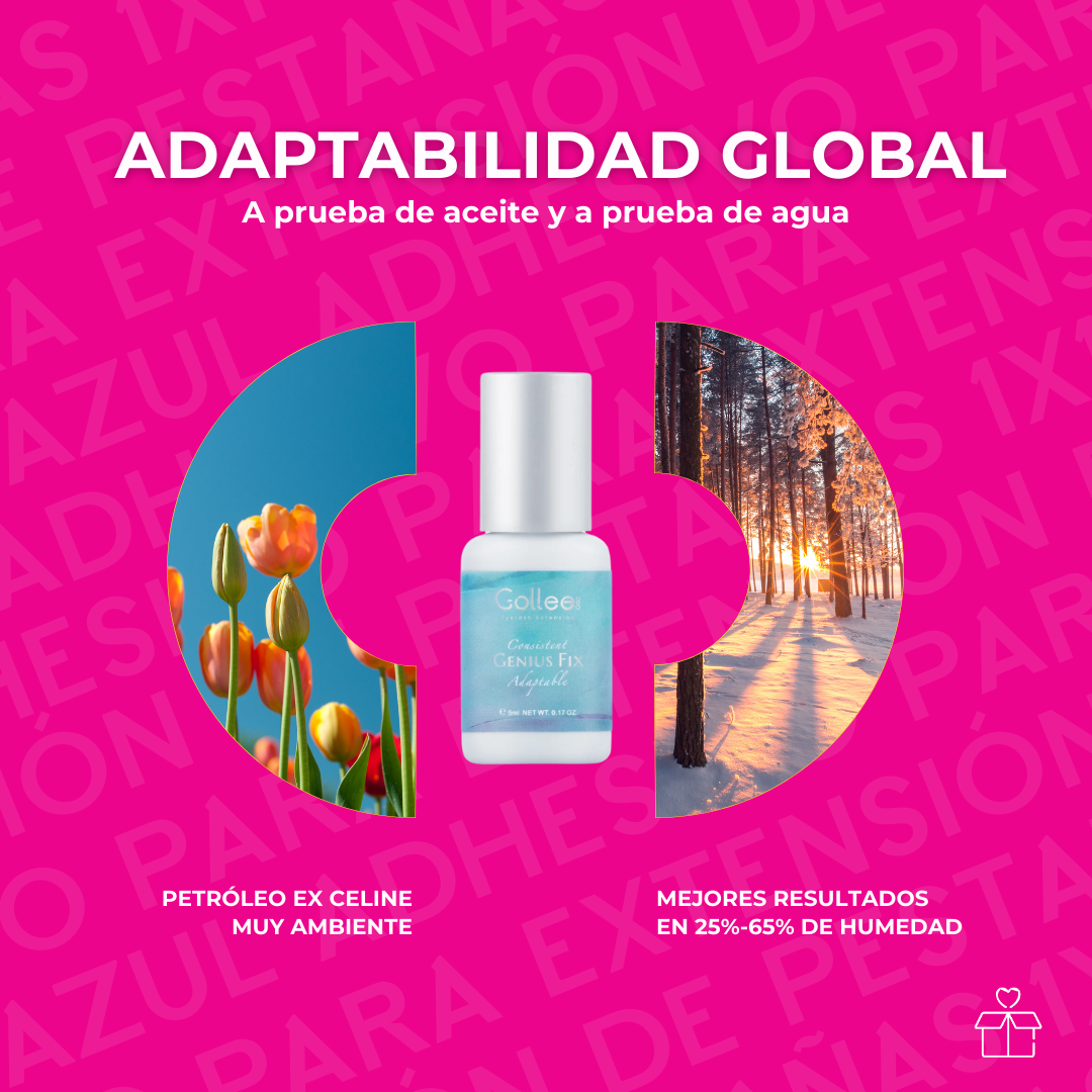 Adhesivo Pegamento Gollee Fix Genius Para Pestañas Mink Negro