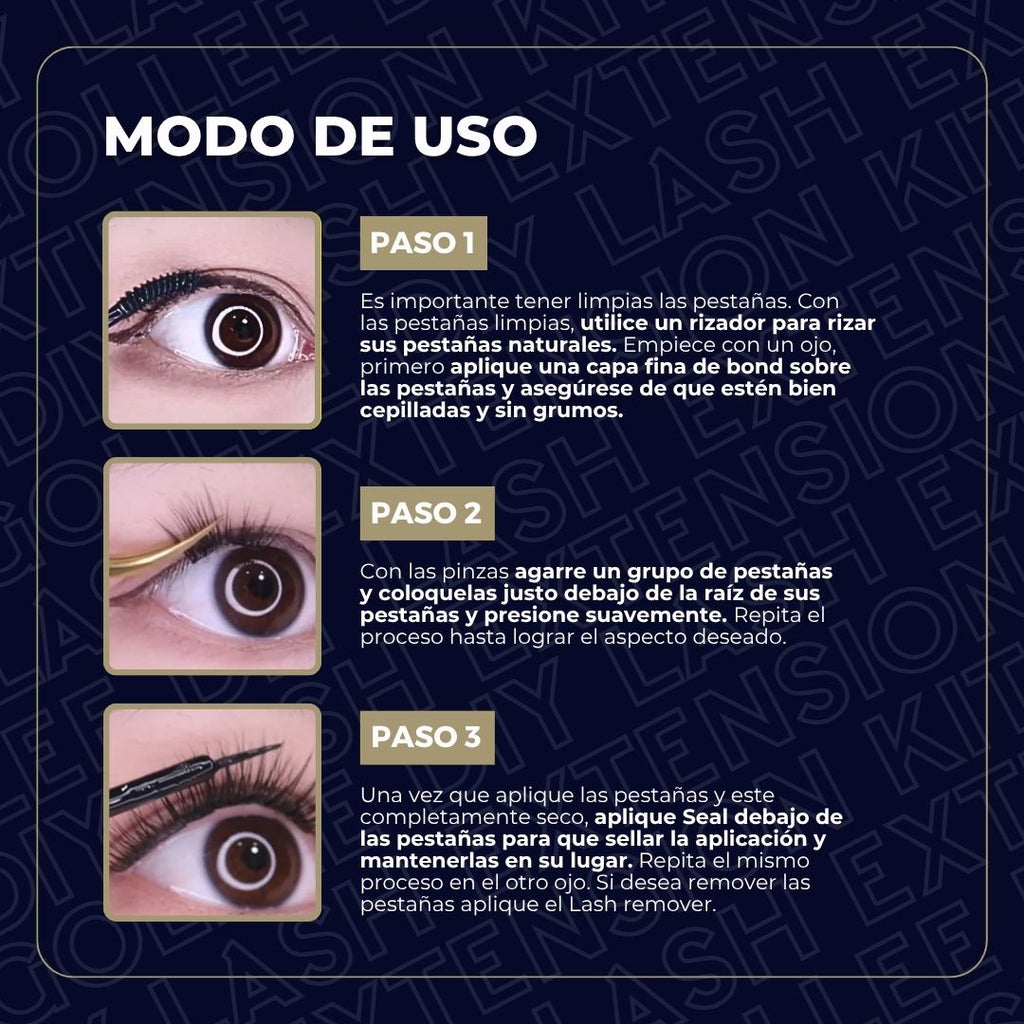 Pestañas Diy Golle Lash Extension Kit