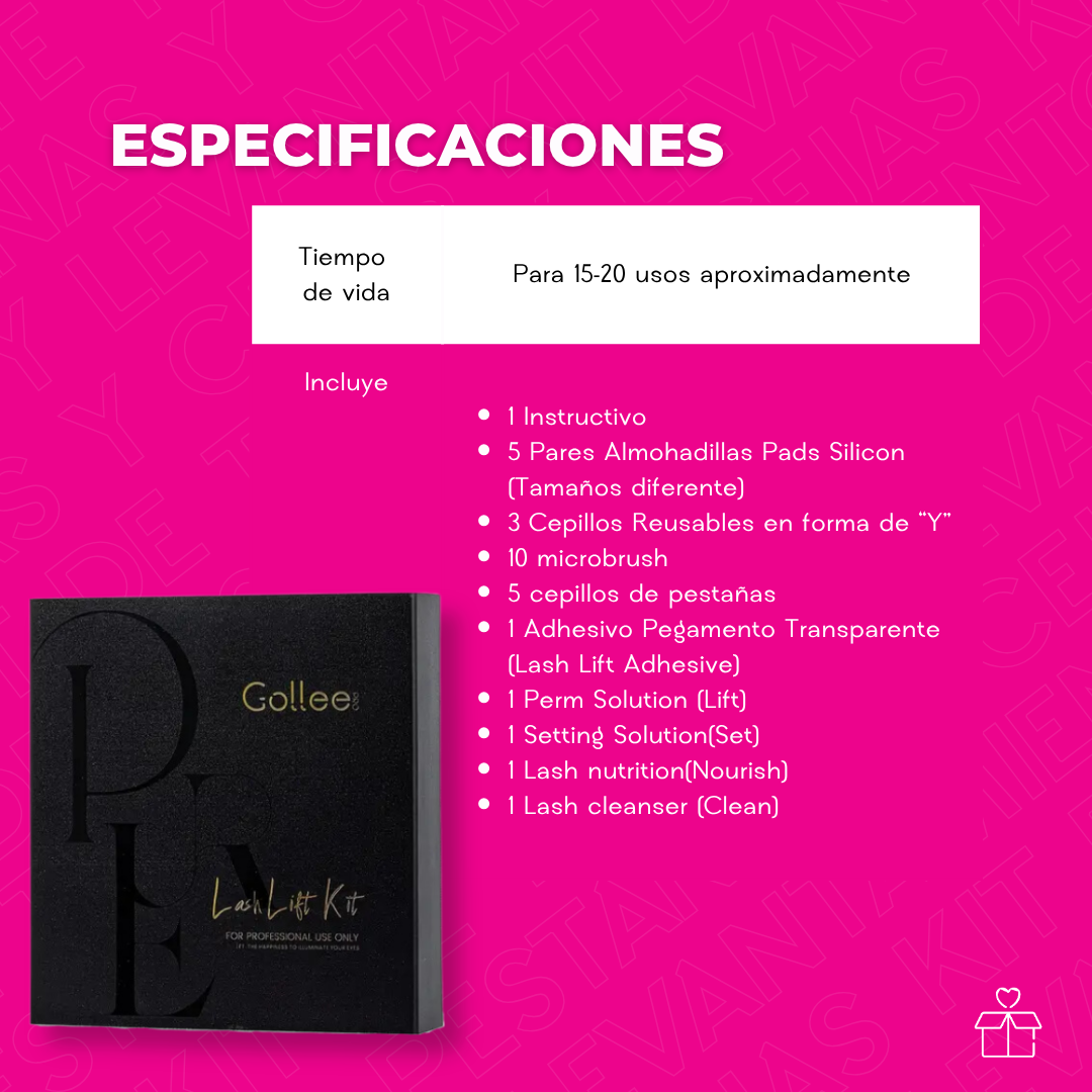Kit Lash Lift Profesional GOLLEE