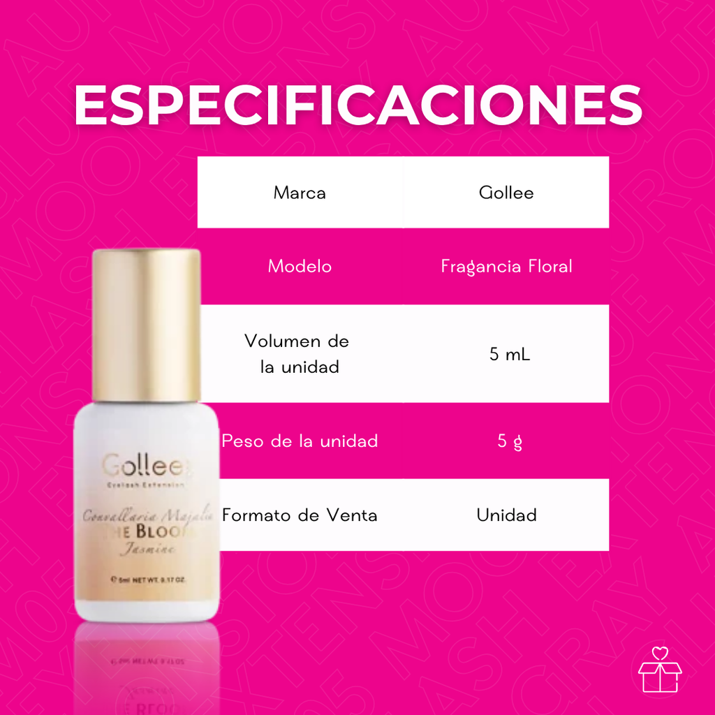 Pegamento para Pestañas Gollee A-03 The Bloom – Aroma Floral