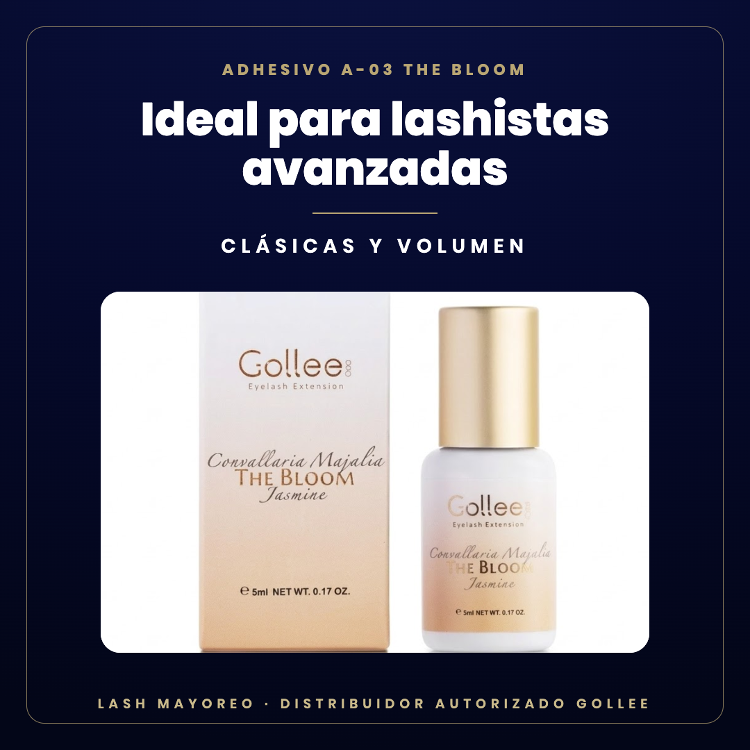 Adhesivo A-03 The Bloom Gollee — ideal para | Lash Mayoreo