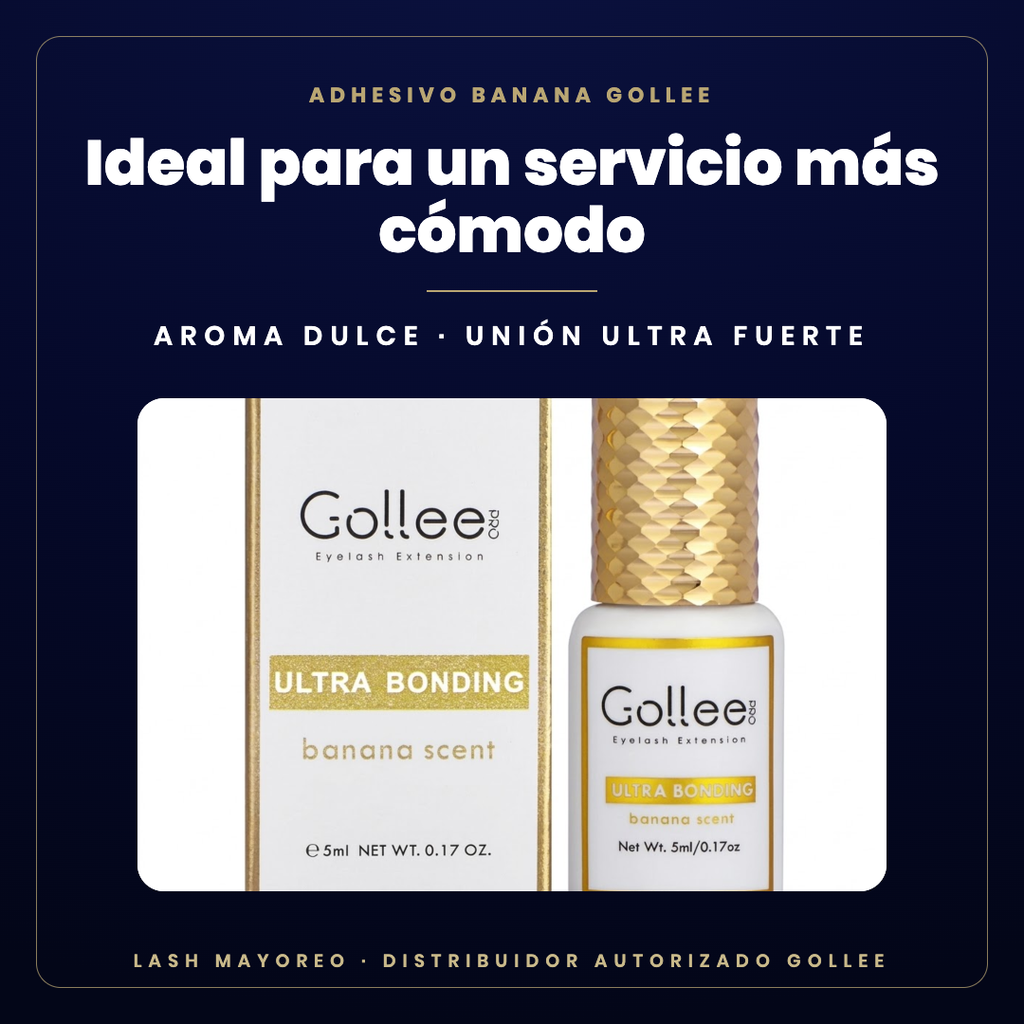 Adhesivo Banana Ultra Bonding Gollee — ideal para | Lash Mayoreo