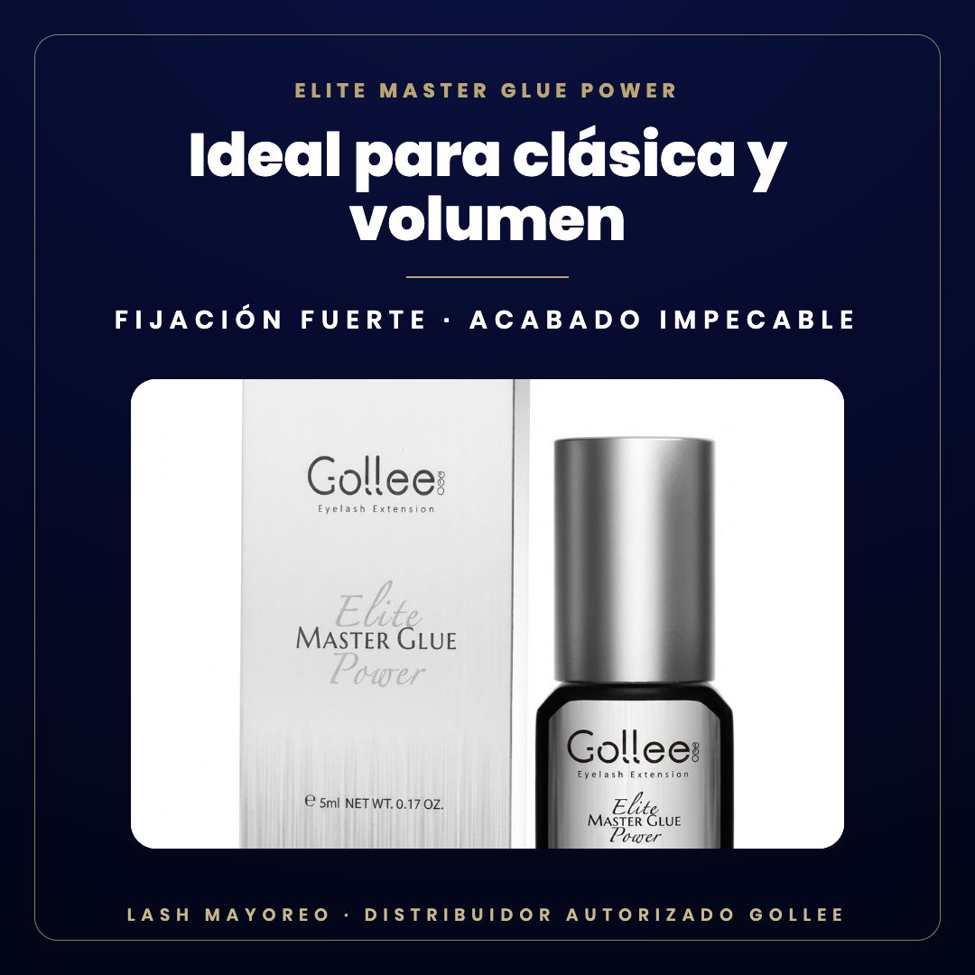 Adhesivo Elite Master Glue Power Gollee — ideal para | Lash Mayoreo
