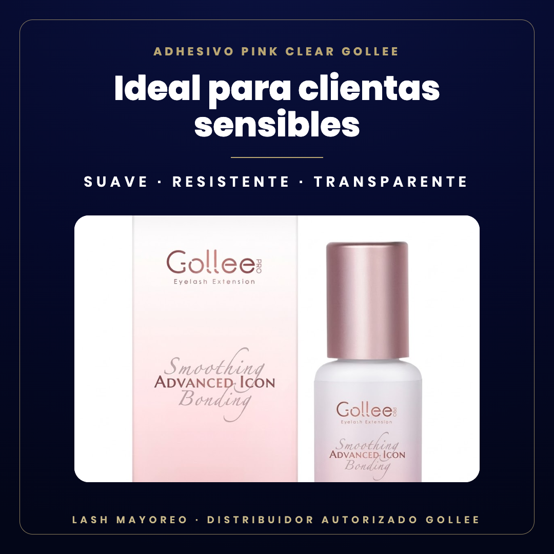 Adhesivo Pink Clear Gollee — ideal para | Lash Mayoreo
