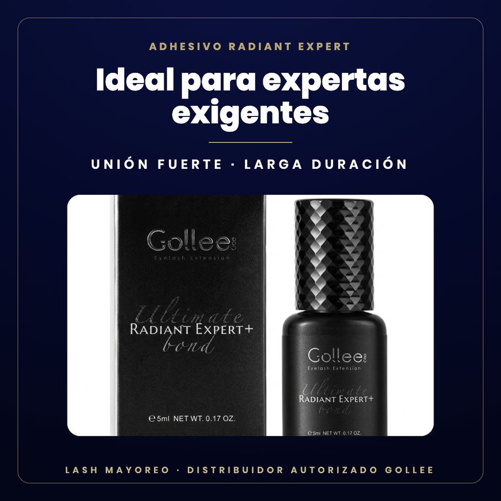 Adhesivo Radiant Expert Gollee — ideal para | Lash Mayoreo