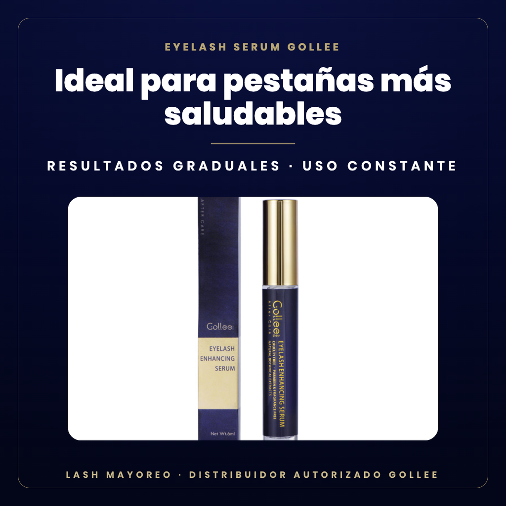 Suero fortalecedor de pestañas Gollee — ideal para | Lash Mayoreo
