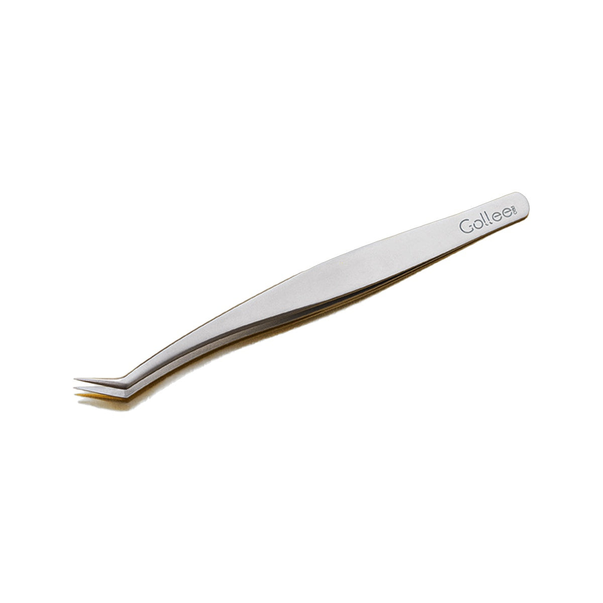 Pinza para Extensiones de Pestañas de Volumen Gollee M11 Golden Feather | Lash Mayoreo
