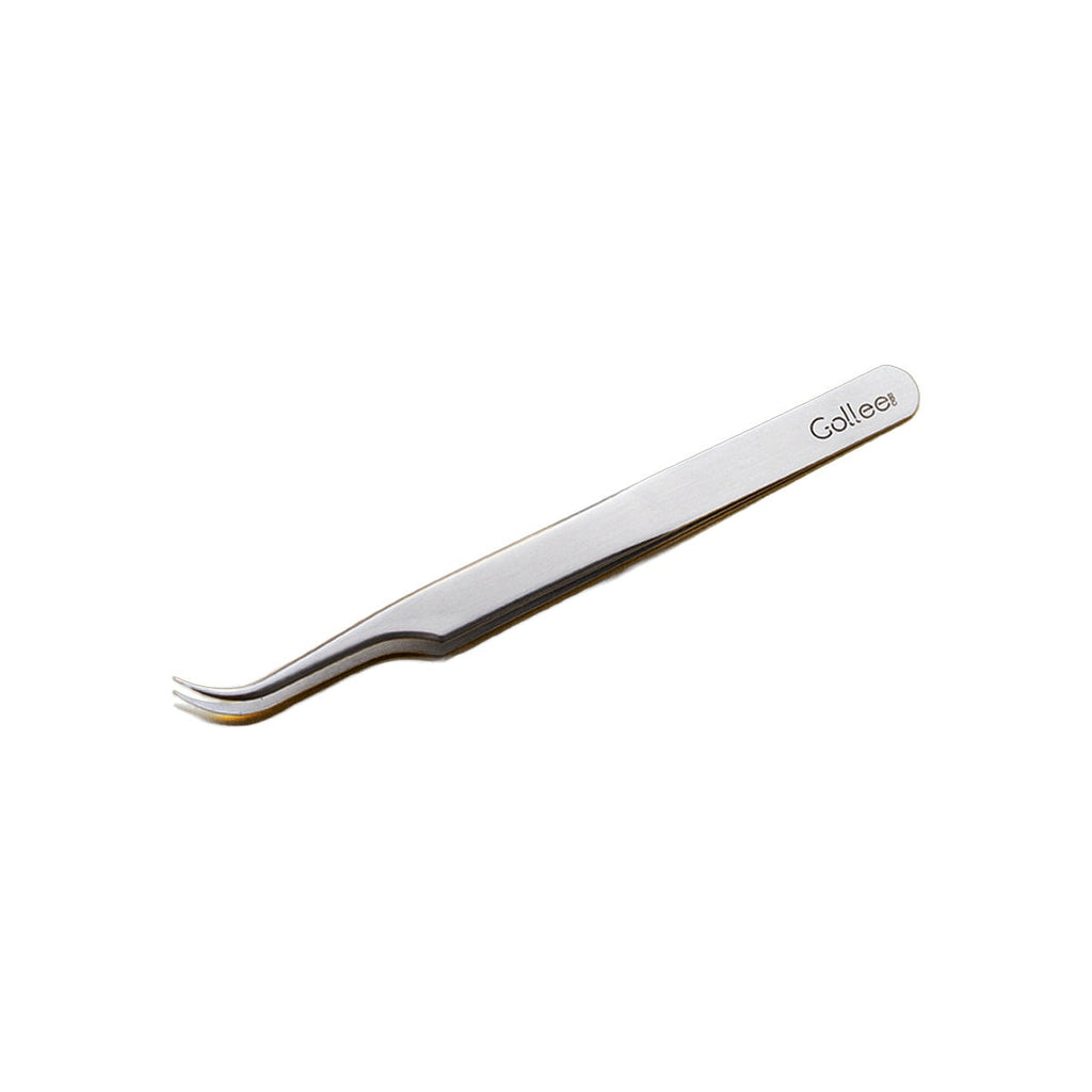 Pinza para Extensiones de Pestañas Inferiores Gollee M31 Lotus Tip | Lash Mayoreo