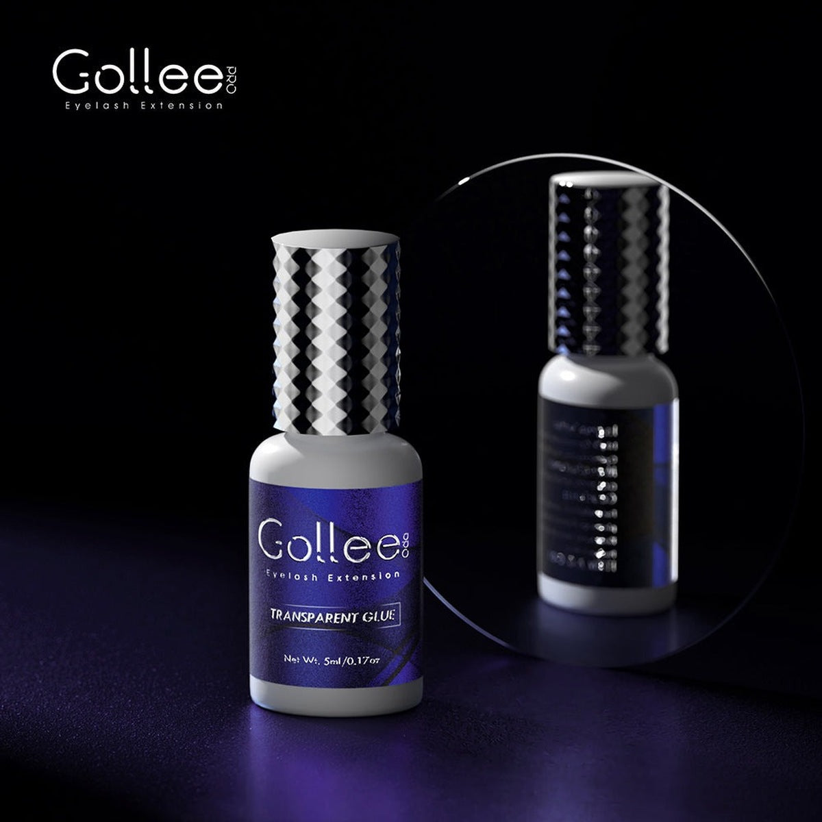 Adhesivo Transparente para Extensiones de Pestañas Gollee C01 5 ml | Lash Mayoreo