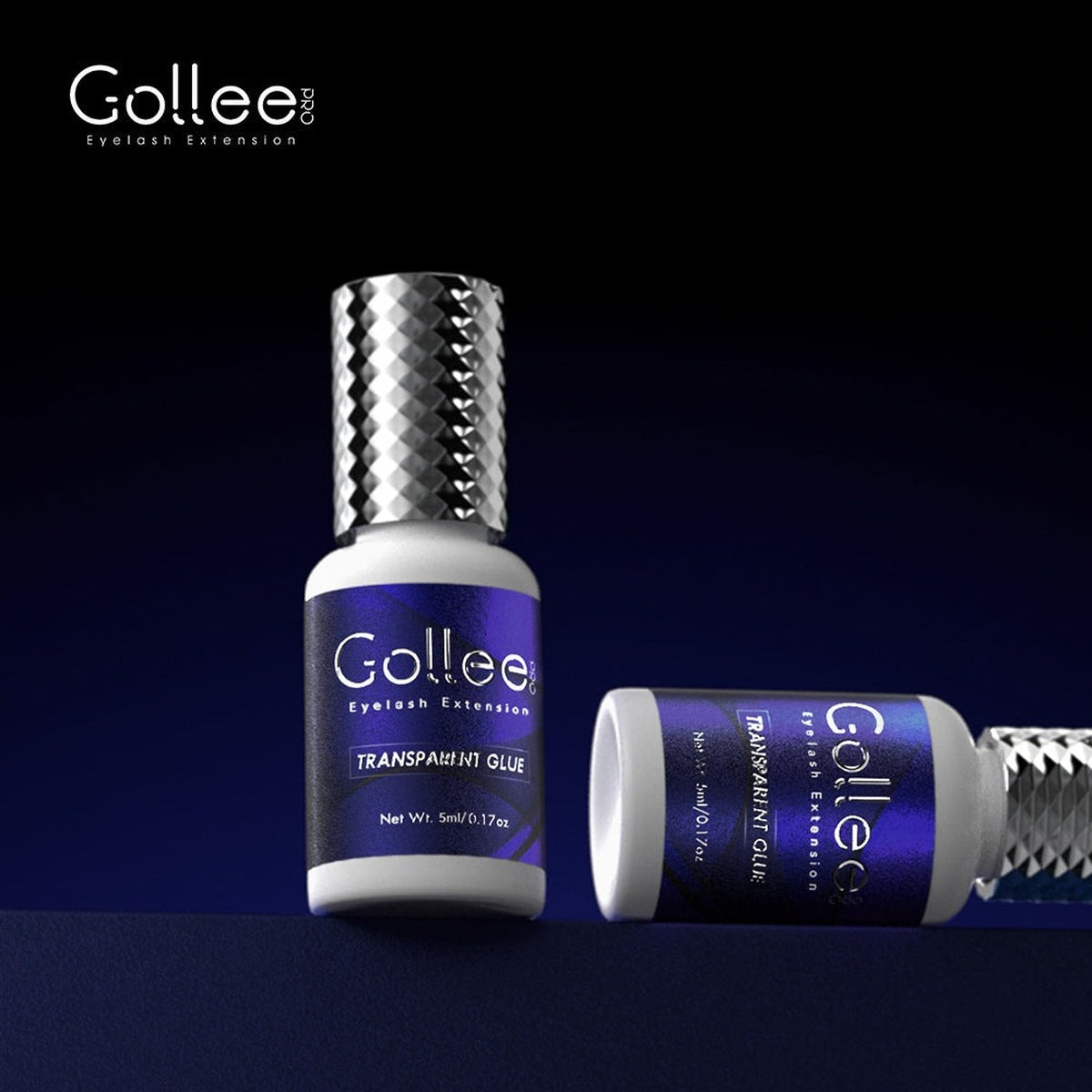 Adhesivo Transparente para Extensiones de Pestañas Gollee C01 5 ml | Lash Mayoreo