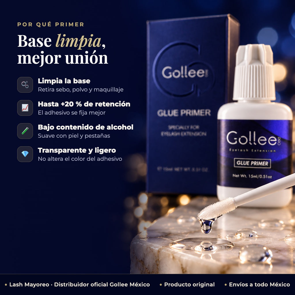 Primer Para Extensiones De Pestañas Gollee Pestañas Mink — beneficios | Lash Mayoreo