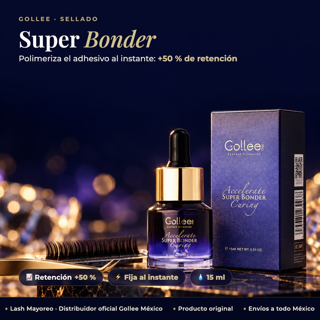 Súper Bonder Golle Mejora Retención Extensiones Pestañas — hero | Lash Mayoreo