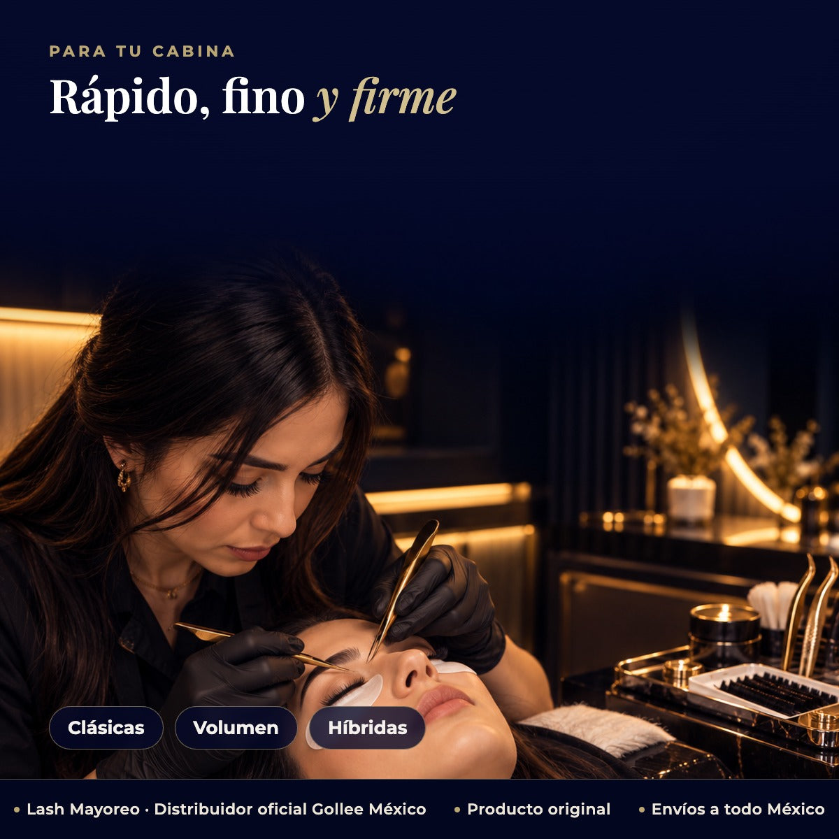 Pegamento Gollee Adhesivo Para Extensiones De Pestañas Azul — estudio | Lash Mayoreo