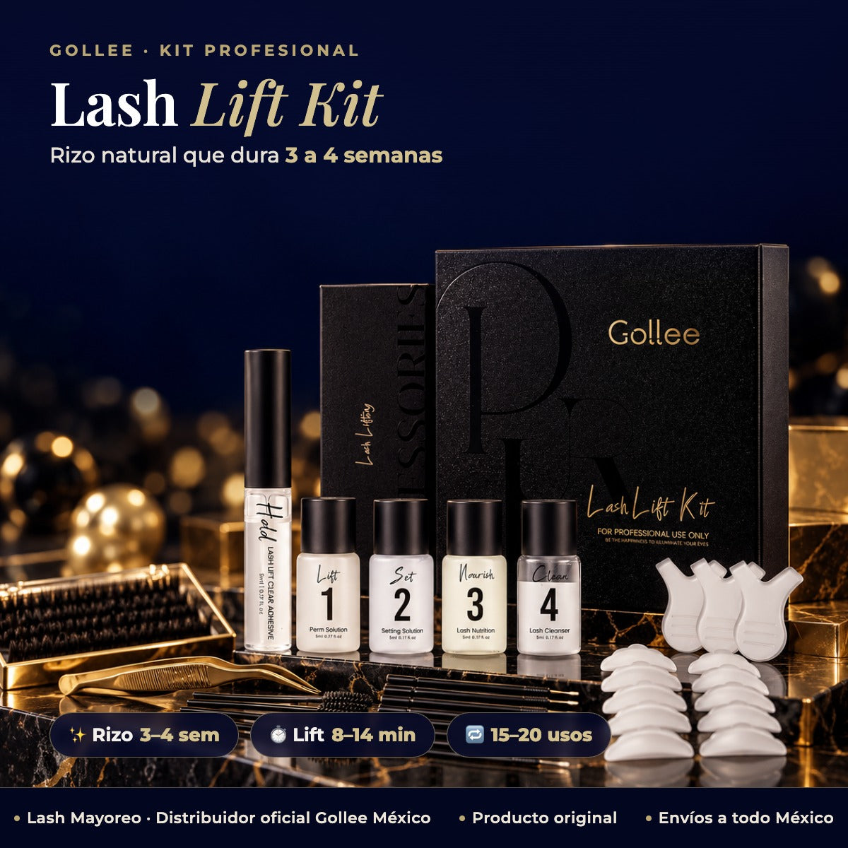 Kit Lash Lift Profesional GOLLEE — hero | Lash Mayoreo