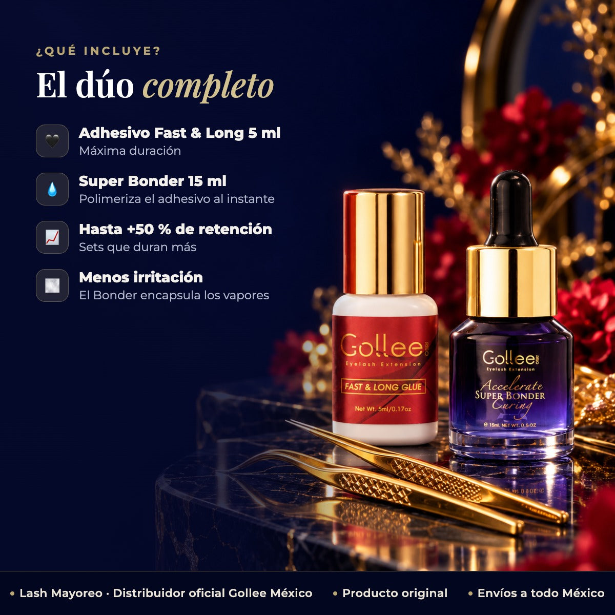 Adhesivo Fast & Long Y Super Bonder – Extensiones de Pestañas — beneficios | Lash Mayoreo