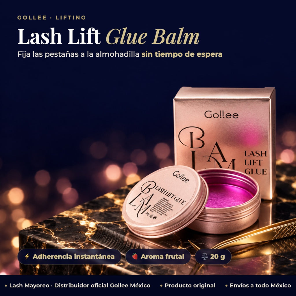 Bálsamo Glue para lifting de pestañas Gollee — hero | Lash Mayoreo