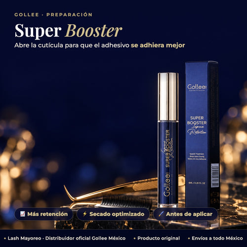 Acelerador De Adhesivo De Extensiones Super Booster Gollee C Negro — hero | Lash Mayoreo