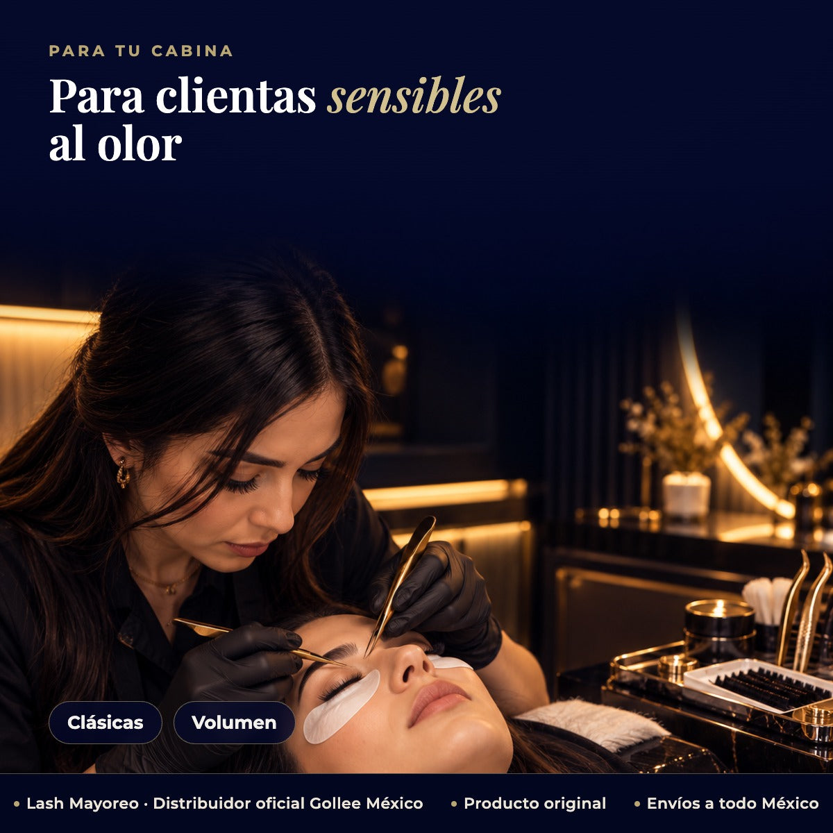 Pegamento para Pestañas Gollee A-03 The Bloom – Aroma Floral — estudio | Lash Mayoreo