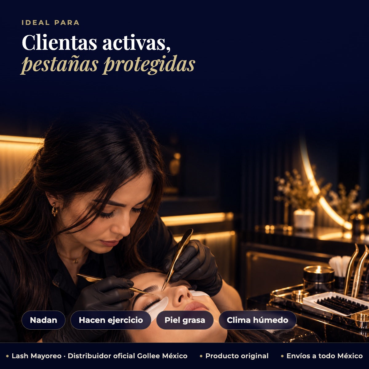 Sellador Extensiones Pestañas Retención Larga Duración 10ml — estudio | Lash Mayoreo
