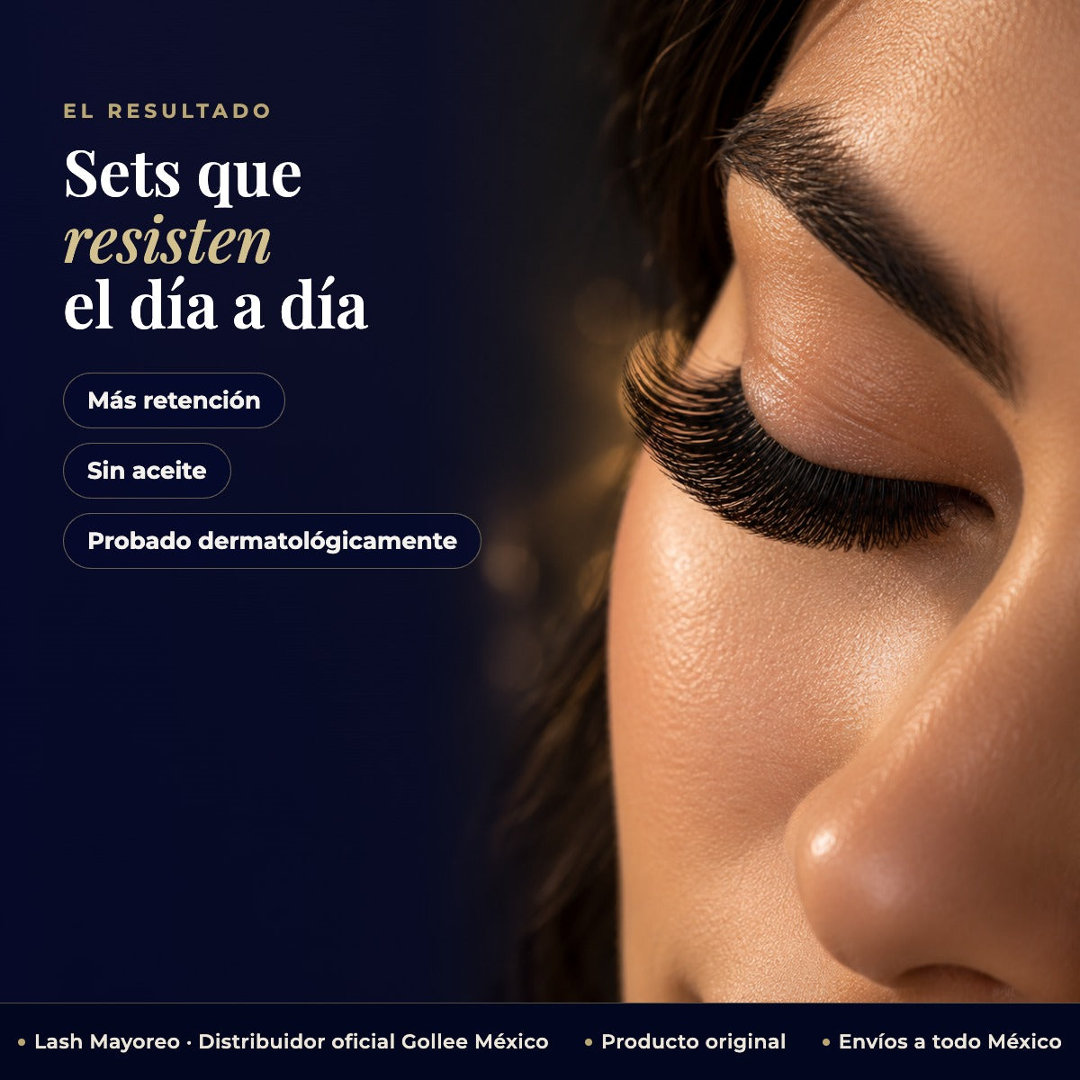 Sellador Extensiones Pestañas Retención Larga Duración 10ml — resultado | Lash Mayoreo