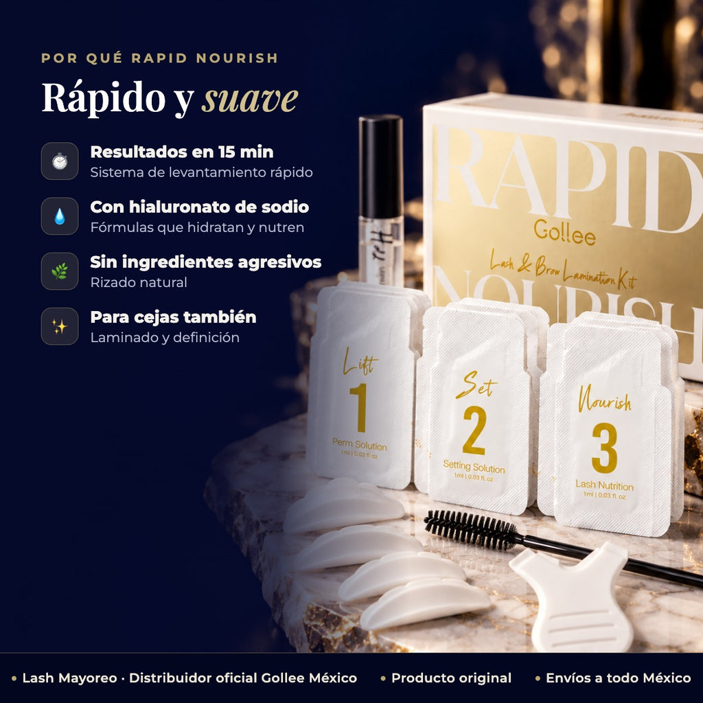 Kit Lifting Tinta De Pestañas Y Ceja Gollee Rapida Fijacion — beneficios | Lash Mayoreo