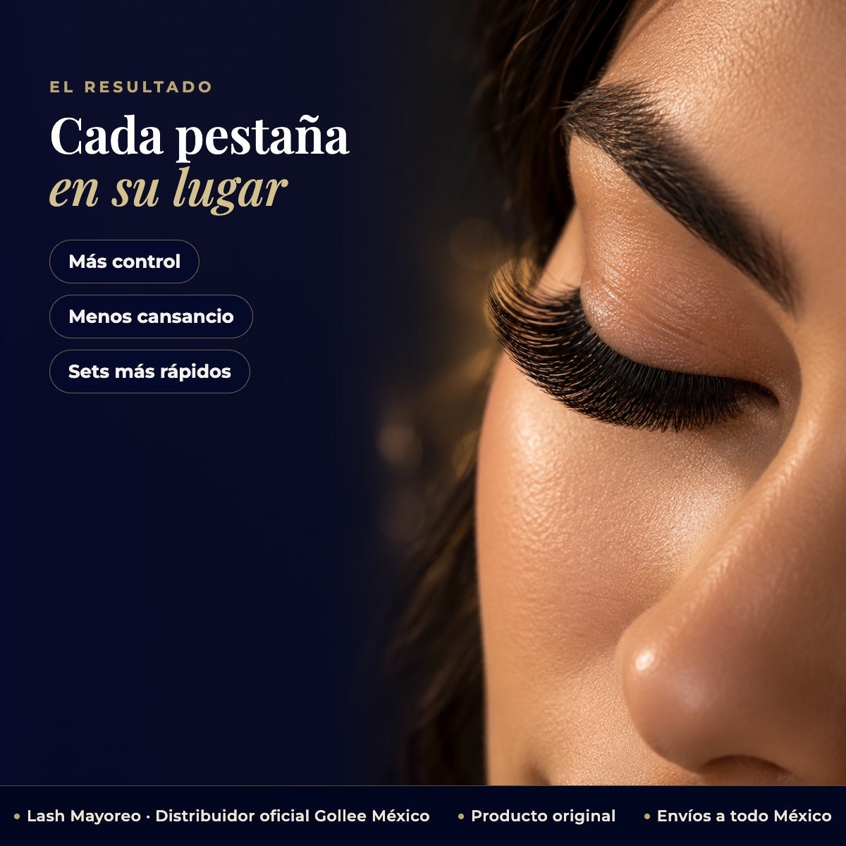 Pinza Aisladora para Extensiones de Pestañas Gollee M21 Phoenix — resultado | Lash Mayoreo