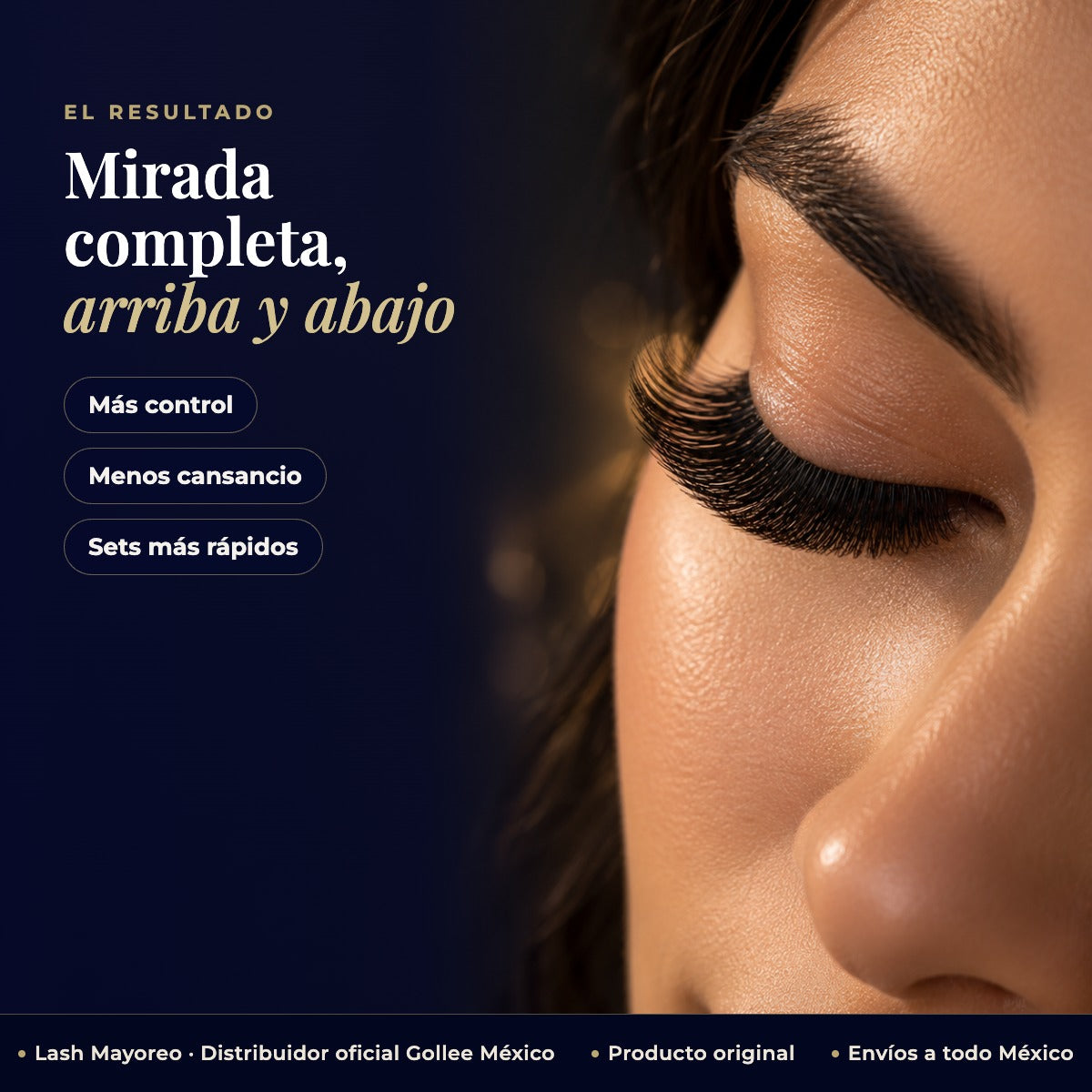 Pinza para Extensiones de Pestañas Inferiores Gollee M31 Lotus Tip — resultado | Lash Mayoreo